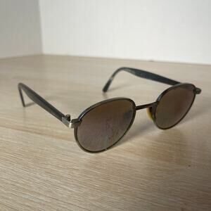 Vintage Revo 1110/010 Sunglasses READ Gun Metal Black Arms Made in Japan